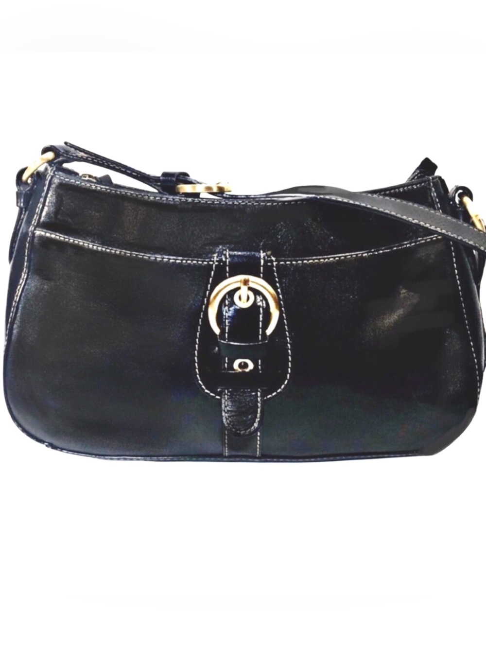 Gianini Bernini Black Leather Shoulder Bag